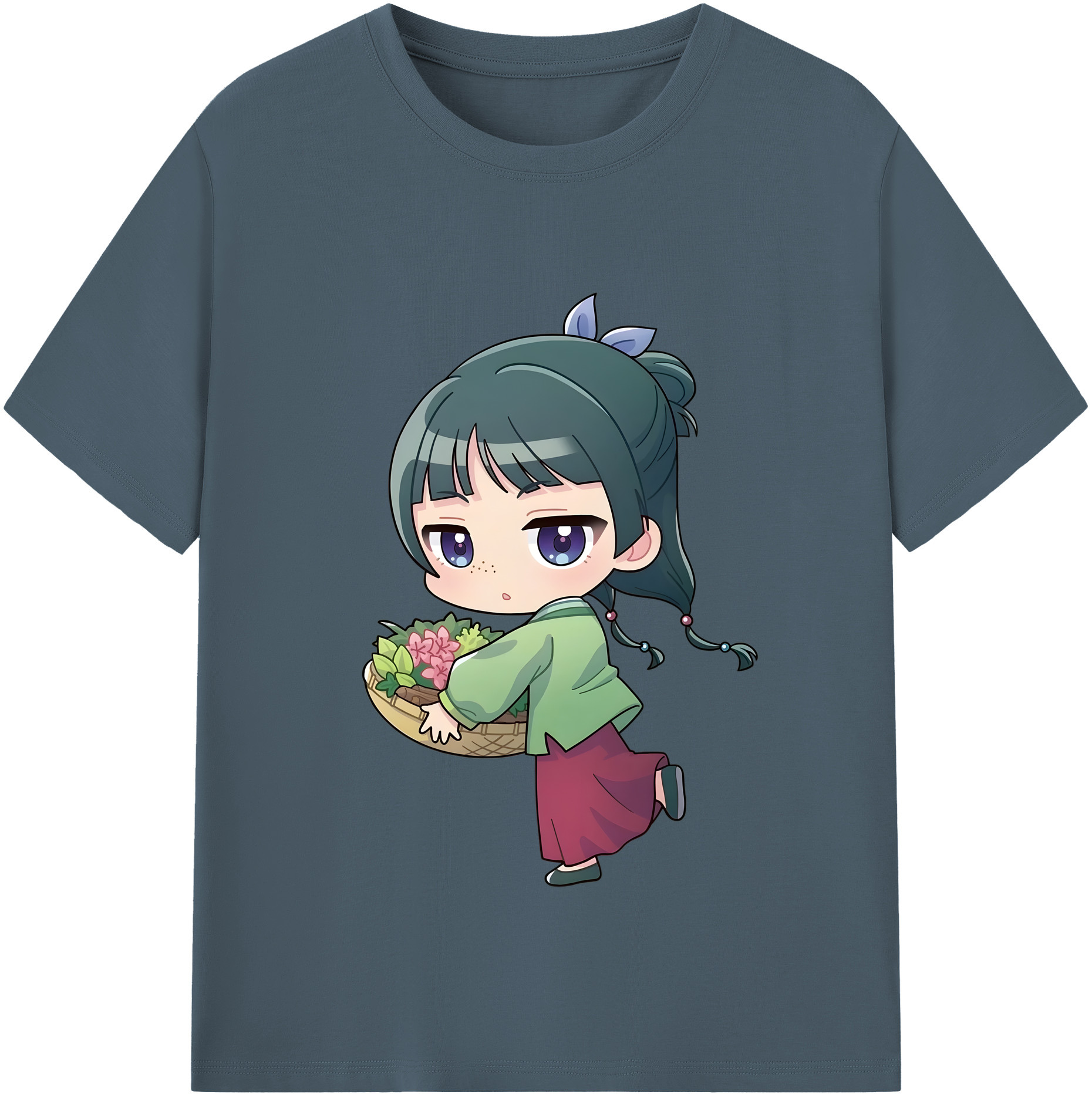 （画像用） 薬屋のひとりごと The Apothecary Diaries 綿100％半袖Tシャツ（フロントプリント）